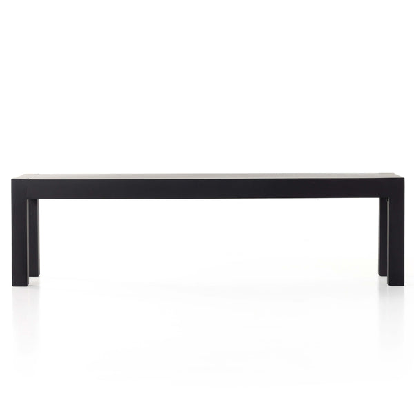 Home Fashion Isador 68.5" Dining Bench Black Wash Poplar By Four Hands