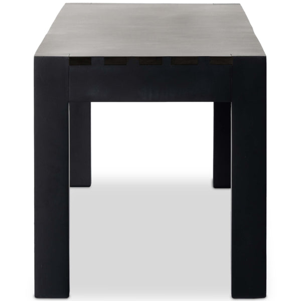 Home Fashion Isador 86" Dining Bench Black Wash By Four Hands