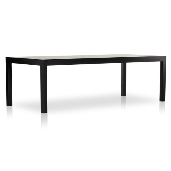 home fashion Isador 96" Dining Table Black Wash by Four Hands