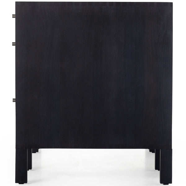 Home Fashion Isador Executive Desk Black Wash Poplar By Four Hands