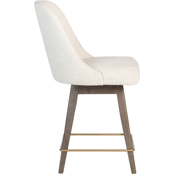 Home Fashion Jackie Swivel Bar & Counter Stool Warm Cotton