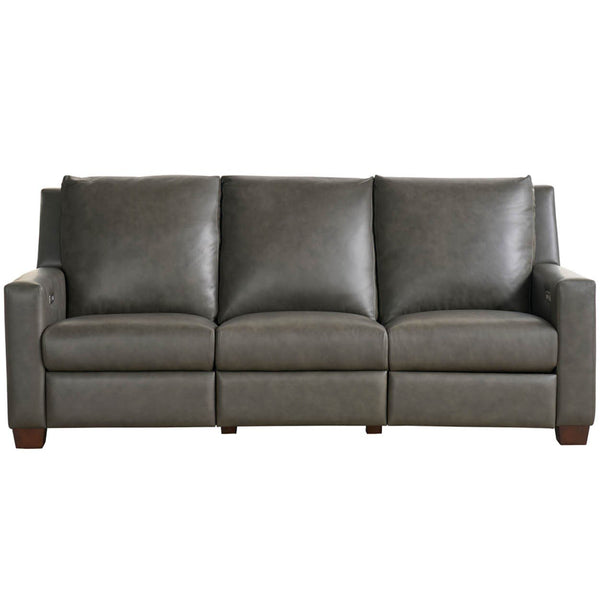 home fashion Jackson Leather Power Motion Sofa Aline Anthracite