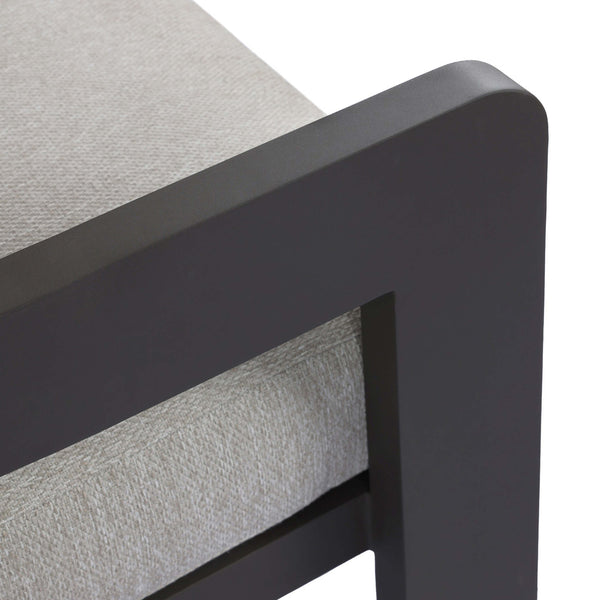 Home Fashion Jackson Outdoor Metal Chair Concha Fog By Four Hands