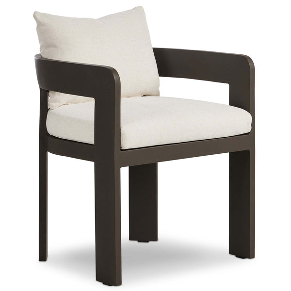 home fashion Jackson Outdoor Metal Dining Chair Alessi Linen Set of 2 by Four Hands