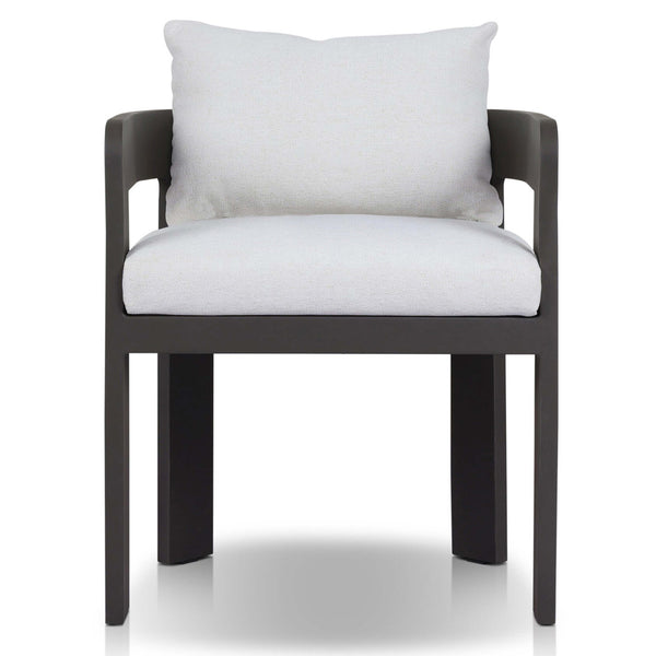 Home Fashion Jackson Outdoor Metal Dining Chair Concha Fog Set Of 2 By Four Hands