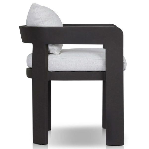 Home Fashion Jackson Outdoor Metal Dining Chair Concha Fog Set Of 2 By Four Hands