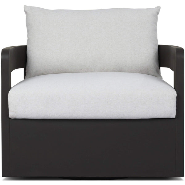 Home Fashion Jackson Outdoor Metal Swivel Chair Alessi Linen By Four Hands