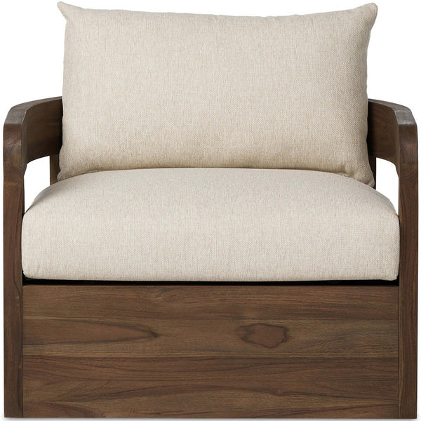 Home Fashion Jackson Outdoor Swivel Chair Ellor Beige By Four Hands