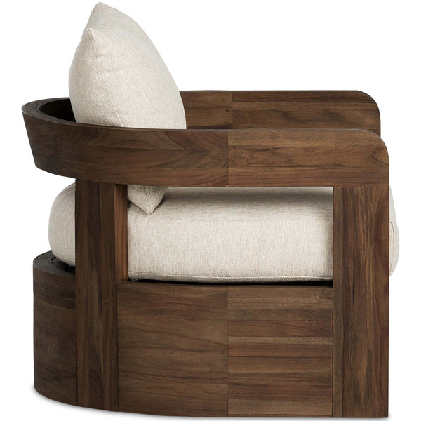 Home Fashion Jackson Outdoor Swivel Chair Ellor Beige By Four Hands