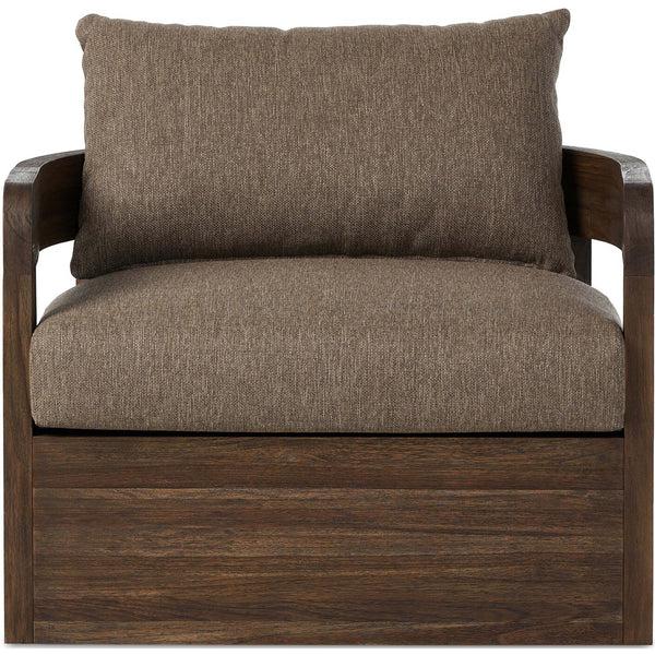 Home Fashion Jackson Outdoor Swivel Chair Ellor Brown By Four Hands