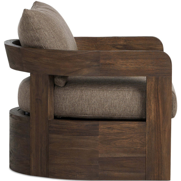 Home Fashion Jackson Outdoor Swivel Chair Ellor Brown By Four Hands