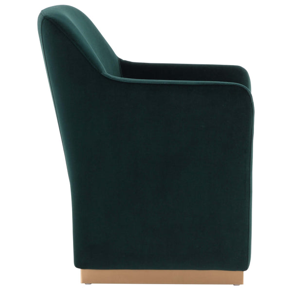 Home Fashion Jaime Dining Chair Dark Emerald Set Of 2