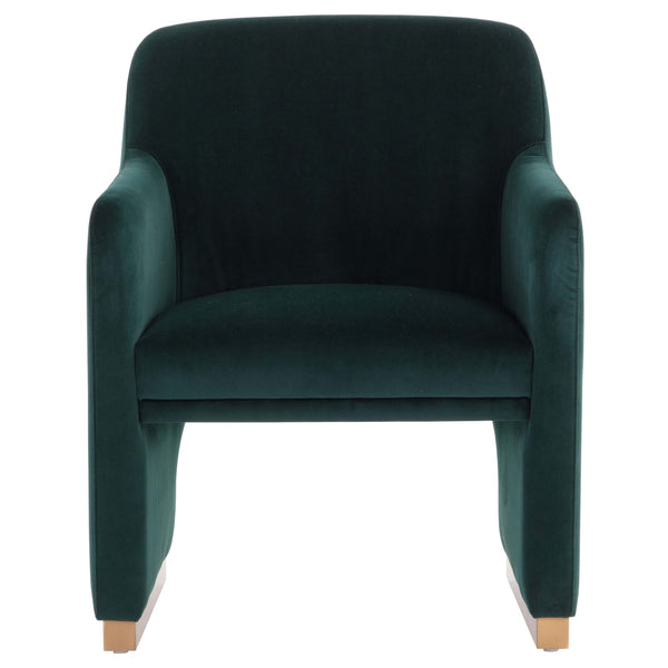 Home Fashion Jaime Dining Chair Dark Emerald Set Of 2