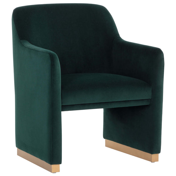 home fashion Jaime Dining Chair Dark Emerald Set of 2