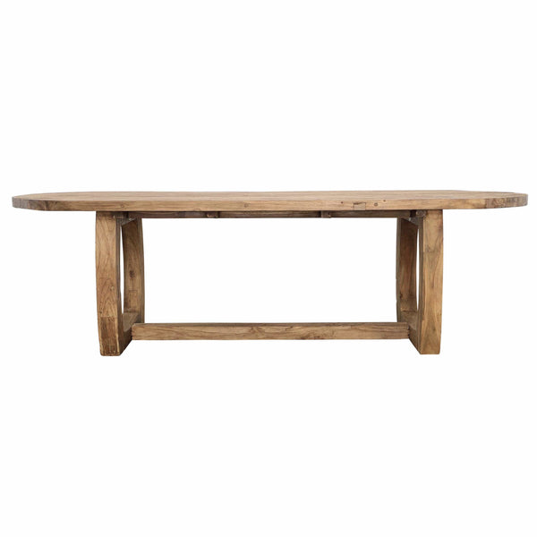 Home Fashion Janie Outdoor Dining Table Distressed Natural