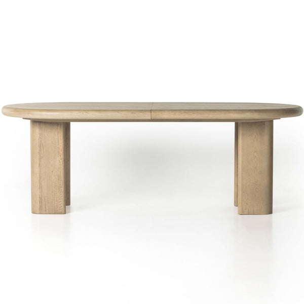Home Fashion Jaylen Extension Dining Table Light Oak By Four Hands