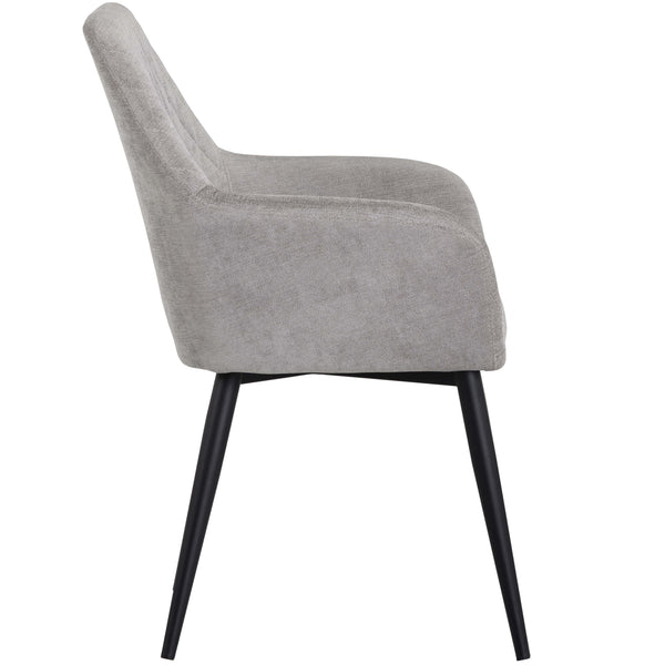 Home Fashion Jayna Dining Chair Polo Club Stone Black Legs Set Of 2