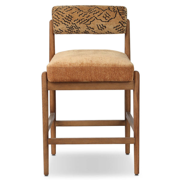 Home Fashion Jazelle Bar & Counter Stool Dharma Ochre By Four Hands