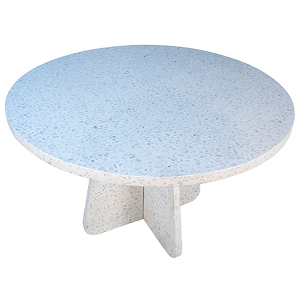 Home Fashion Jenson Dining Table Off White Terrazzo