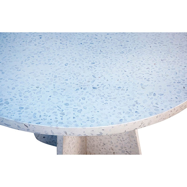 Home Fashion Jenson Dining Table Off White Terrazzo