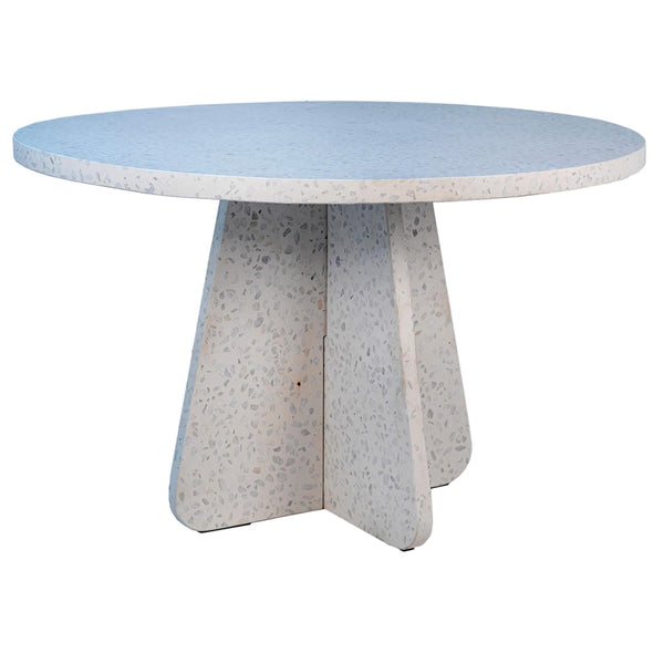 home fashion Jenson Dining Table Off White Terrazzo