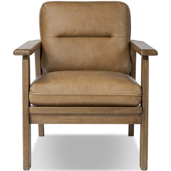 Home Fashion Jones Leather Chair Palermo Drift By Four Hands