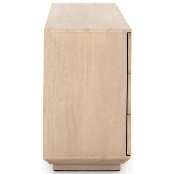 Home Fashion Journey 6 Drawer Dresser Bleached Burl By Four Hands