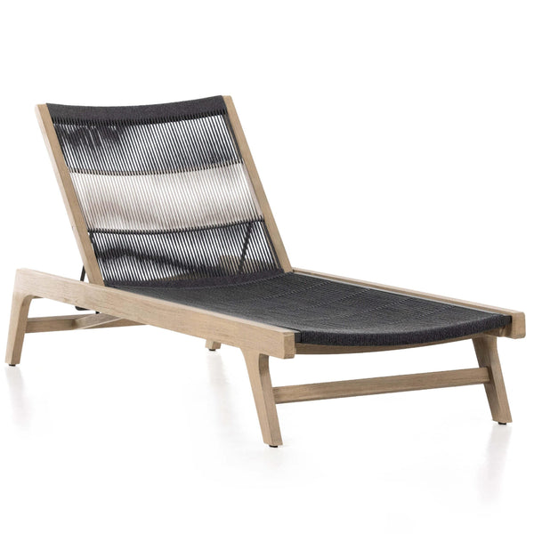 home fashion Julian Outdoor Chaise Washed Brown by Four Hands