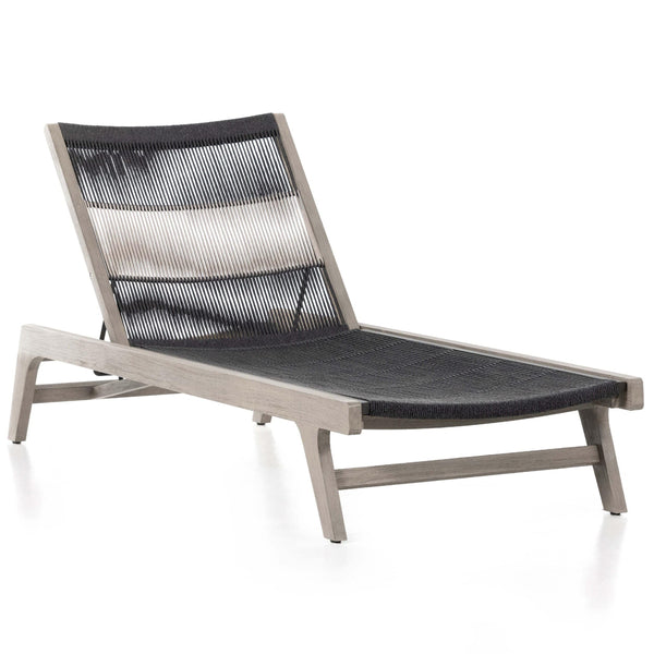 home fashion Julian Outdoor Chaise Weathered Grey by Four Hands
