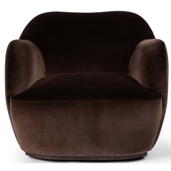 Home Fashion Julius Swivel Chair Surrey Cocoa By Four Hands