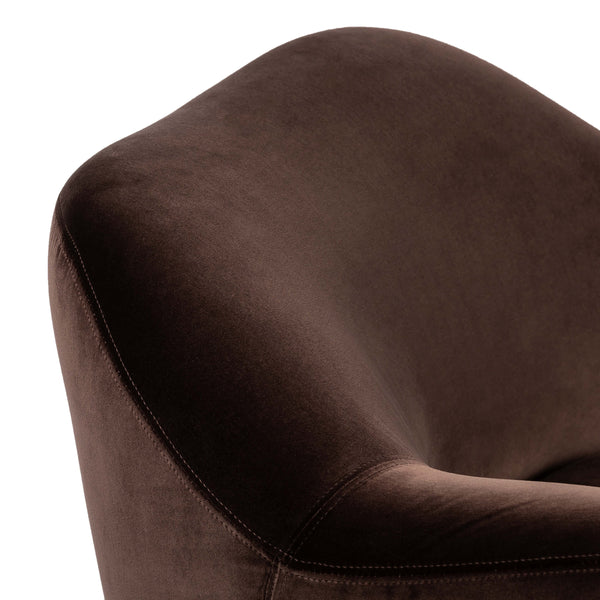 Home Fashion Julius Swivel Chair Surrey Cocoa By Four Hands