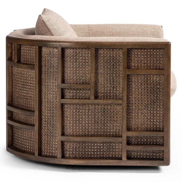 Home Fashion June Swivel Chair Alcala Fawn By Four Hands