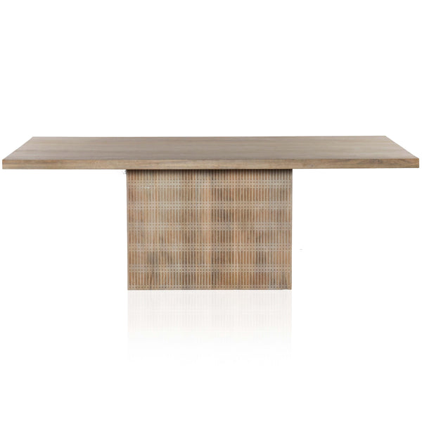 Home Fashion Kelby Dining Table Light Wash By Four Hands