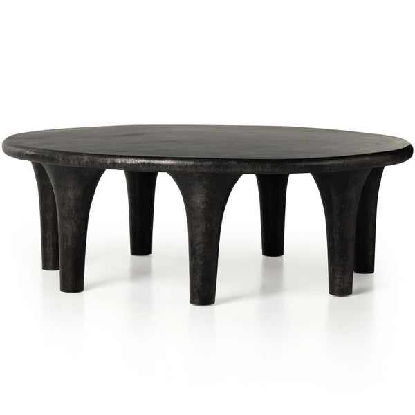 Home Fashion Kelden Coffee Table Raw Black By Four Hands