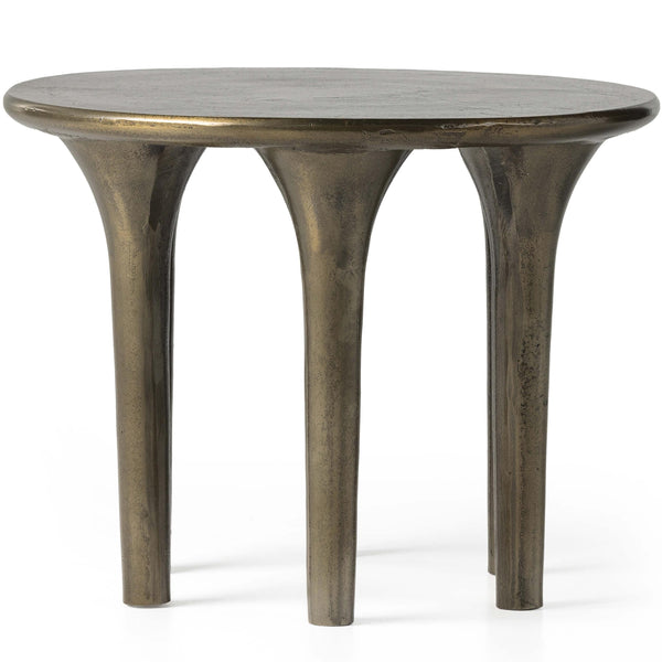 Home Fashion Kelden End Table Aged Bronze By Four Hands