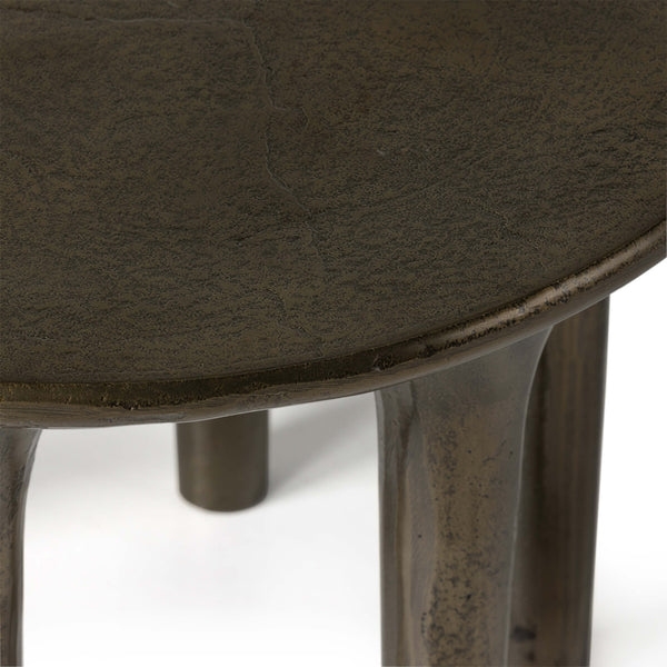 Home Fashion Kelden End Table Aged Bronze By Four Hands