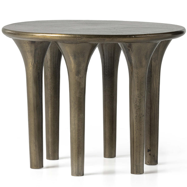 home fashion Kelden End Table Aged Bronze by Four Hands