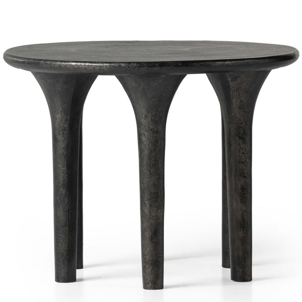 Home Fashion Kelden End Table Raw Black By Four Hands