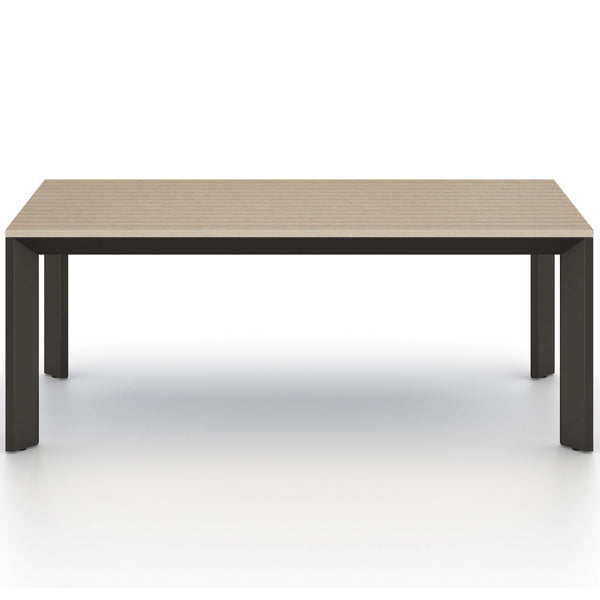 Home Fashion Kelson Outdoor Dining Table Washed Brown By Four Hands