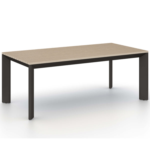 home fashion Kelson Outdoor Dining Table Washed Brown by Four Hands