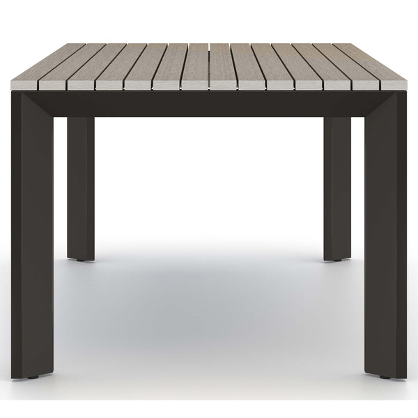 Home Fashion Kelson Outdoor Dining Table Weathered Grey By Four Hands