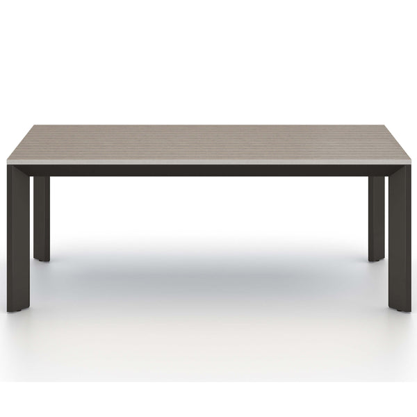Home Fashion Kelson Outdoor Dining Table Weathered Grey By Four Hands