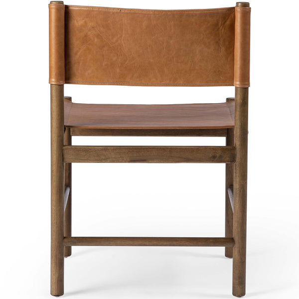 Home Fashion Kena Leather Dining Chair Sonoma Butterscotch Set Of 2 By Four Hands