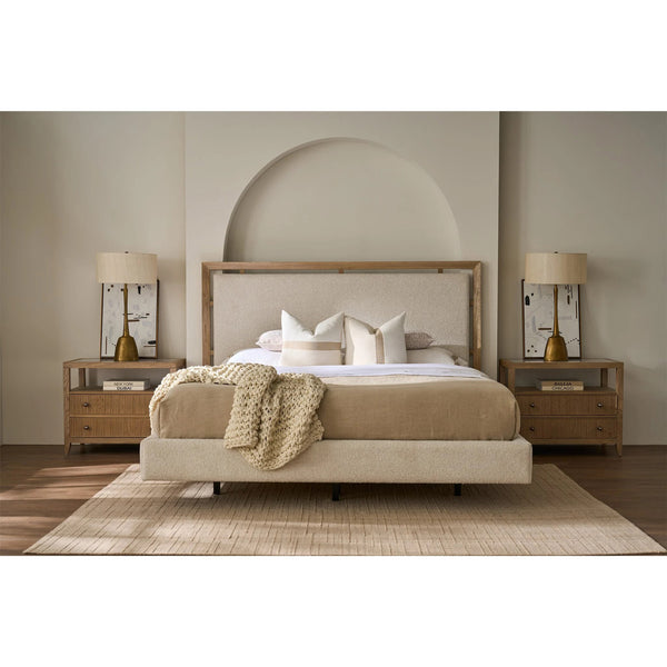 Home Fashion Kendall Panel Bed Sheldon Ivory/Skylark