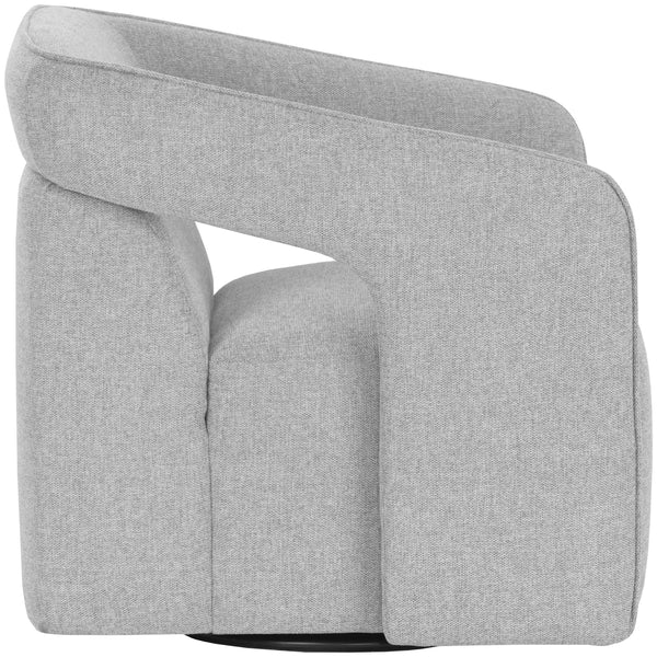 Home Fashion Kendrick Swivel Chair Belfast Heather Grey