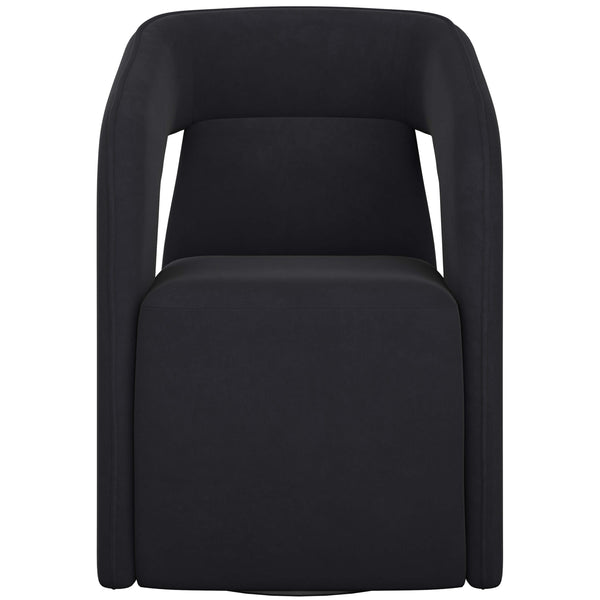 Home Fashion Kendrick Wheeled Dining Chair Abbington Black