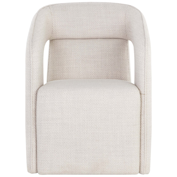 Home Fashion Kendrick Wheeled Dining Chair Moto Stucco