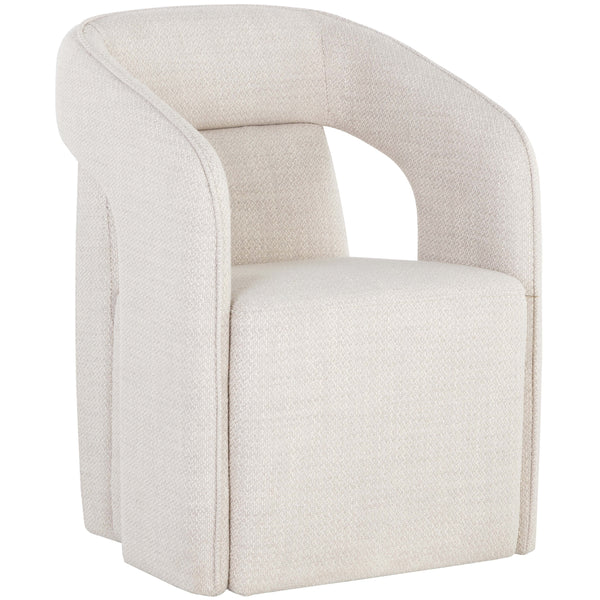 home fashion Kendrick Wheeled Dining Chair Moto Stucco