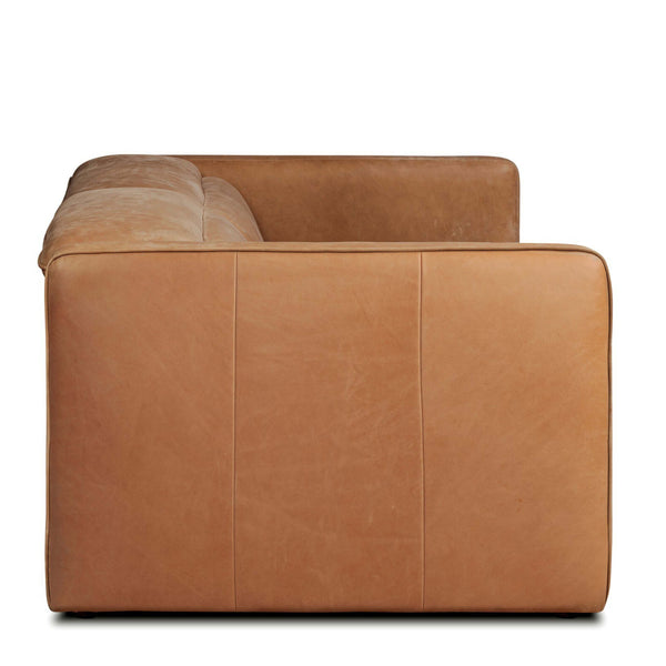 Home Fashion Kenlee Leather Power Recliner 2 Piece Sectional Palermo Cognac By Four Hands