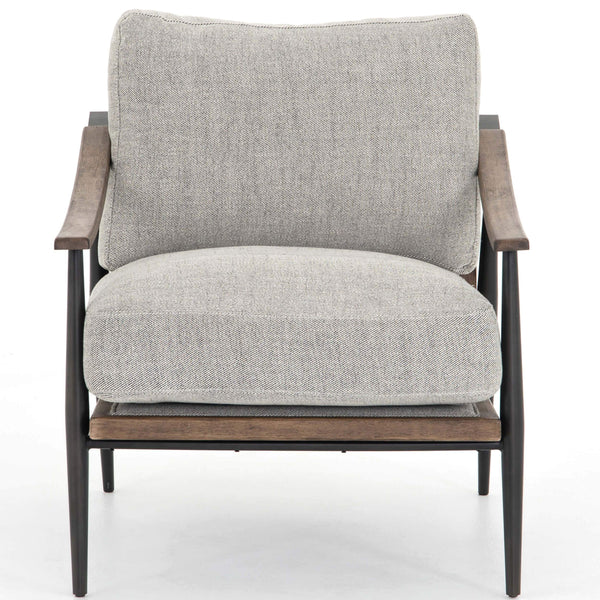 Home Fashion Kennedy Chair Gabardine Grey By Four Hands